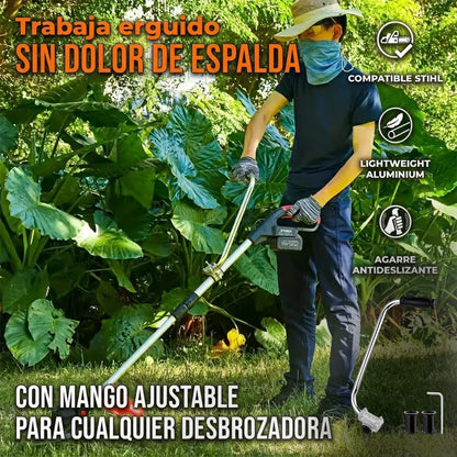 Empuñadora Soporte Ergonómica Para Cortadora De Cesped