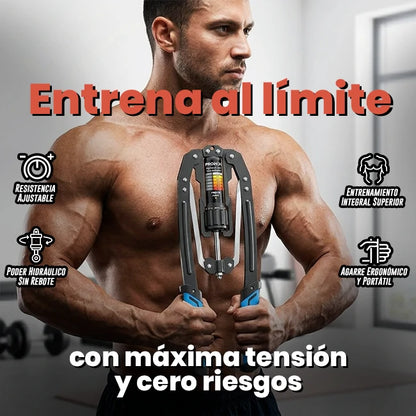 Entrenador Hidráulico Portátil Para Brazo Y Pecho Ajustable