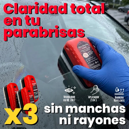 Limpiador Repelente de Lluvia para Vidrios y Espejos x3