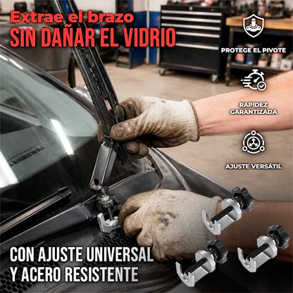 Pack x3 Extractor Brazo Limpia Parabrisas De Automóvil