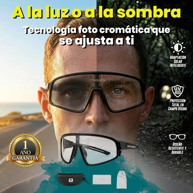 Gafas Deportivas Foto Cromáticas Protección UV400