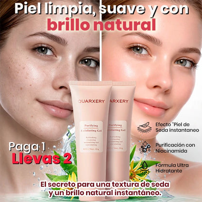 Gel Limpiador Facial Exfoliante Y Purificante Quarxery Pague 1 Lleve 2