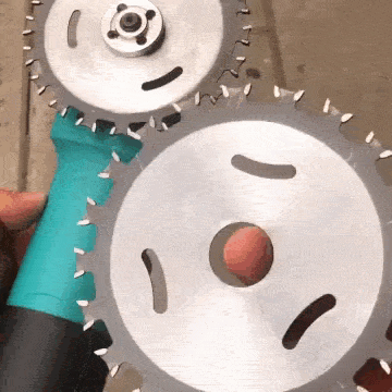 Disco de Sierra Doble Cara 4" Para Amoladora / Corte de Madera y Metal