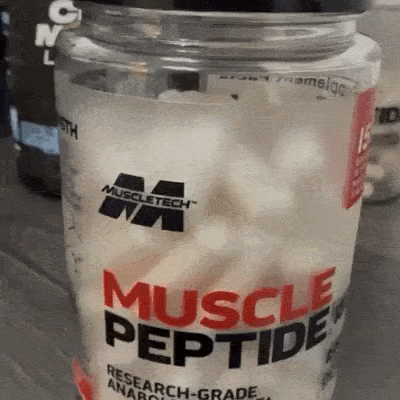 MuscleTech Peptide DL-185 — 2000mg de Dileucina para Recuperación y Músculo (84 Cápsulas)