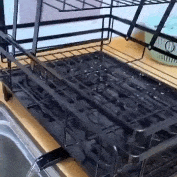 Escurridor Expansible 2 Niveles Con Drenaje 360° y Porta Cubiertos