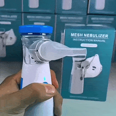 Nebulizador Inalámbrico Ultrasónico ORZEL Con Tecnología MESH y Doble Fuente de Energía