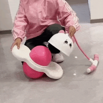 Bola Pogo Panda con Asa — Saltarina de Equilibrio y Rebotar para Niños