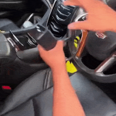 LOCKIETTA® Bloqueador De Volante y Cinturón Con Doble Seguro y Protección Para tu Auto