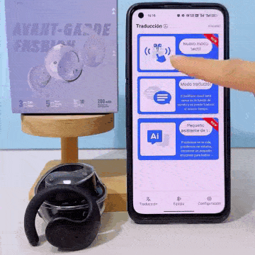 Traductor Inteligente HY-T26 Pro Con App IA y Auriculares Bluetooth 5.4