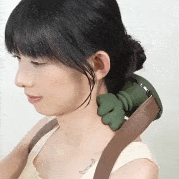Masajeador Cervical Shiatsu Con Calor y Amasado 4D Para Cuello y Hombros