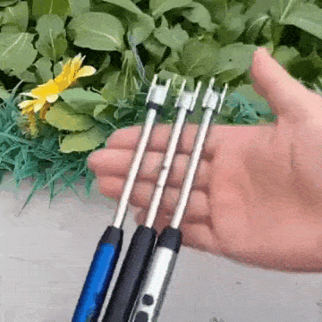 Encendedor Eléctrico Recargable Sin Llama Con Cuello Flexible 360° y Resistencia Al Viento