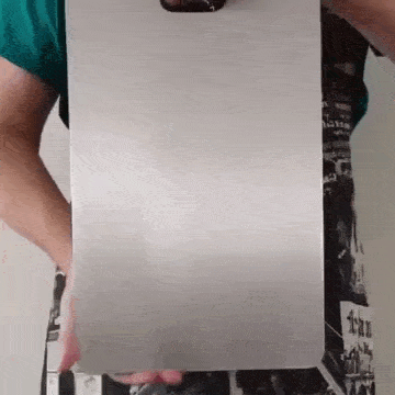 Tabla de Corte en Acero Inoxidable 304 Con Doble Cara y Protección Sin BPA