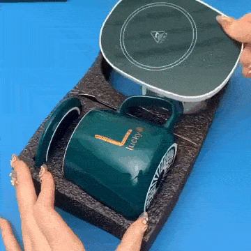 Calentador Inteligente para Taza Con Temperatura Constante 55°C y Apagado Automático