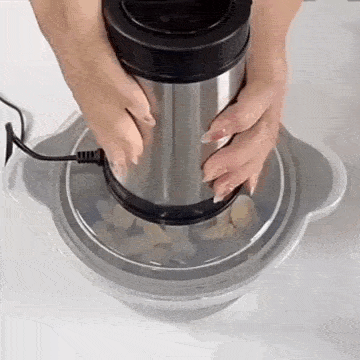 Picadora Eléctrica 2L Con Cuenco De Acero Inoxidable y Motor 500W