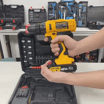 Taladro Inalámbrico Compatible Con Baterías DeWalt 20V Brushless 60N.m