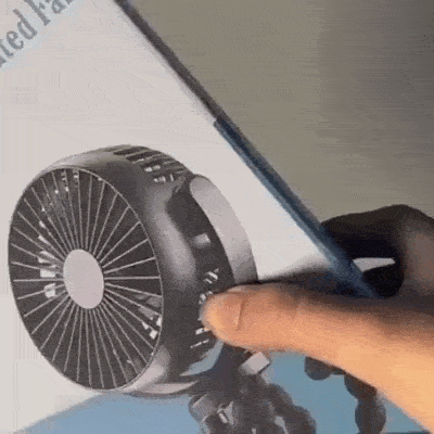 Ventilador Trípode Pulpo 2 en 1 para Cochecito
