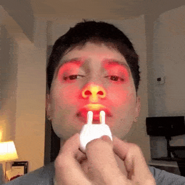 RespiraFuerte Luz Roja Nasal Portátil
