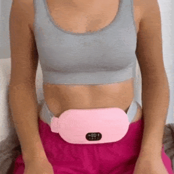 Cinturón Térmico Menstrual Con Calor Infrarrojo Profundo y Masaje Vibratorio Ajustable