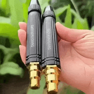 Kit x2 Boquilla de Manguera Metal Antifugas Con 3 Modos Ajustables Para Jardín / Lavado de Auto