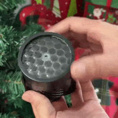 Proyector LED Navideño 9 Patrones Con Rotación Automática y Conexión USB