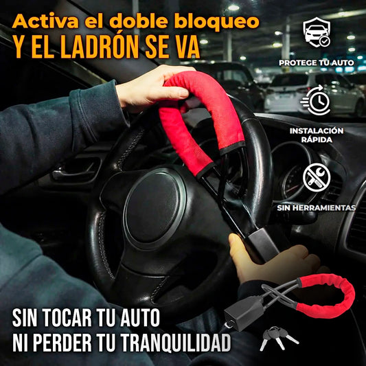 Cable Bloqueo De Volante Y Cinturón De Seguridad Universal