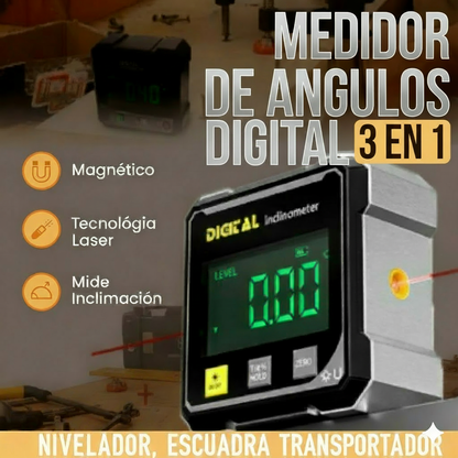 Medidor de Ángulos Digital Magnético