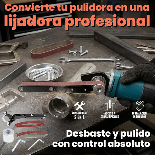 Herramienta Adaptador Lijadora De Banda Para Pulidora