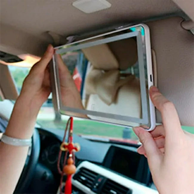 Espejo Tocador Visera De Carro Recargable 60 Leds