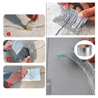 Pack x3 Cinta Butilo Profesional Sellado Impermeable