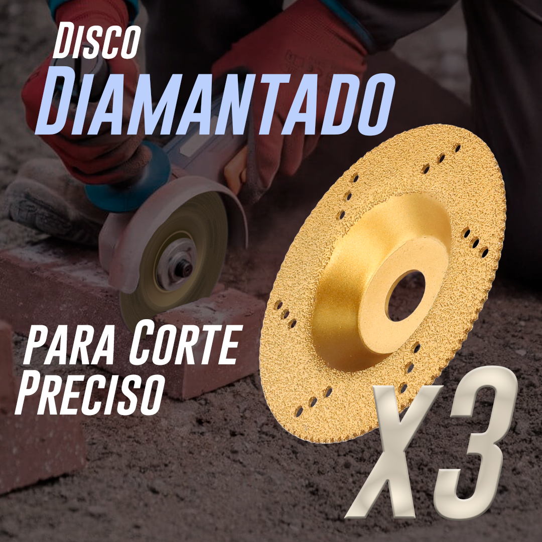 Set x3 Disco Diamantado para Corte Preciso 💎