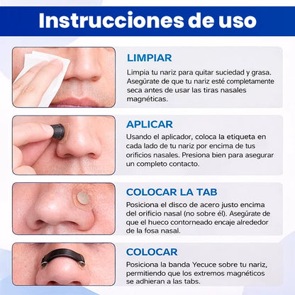 Kit Dilatador Nasal Magnético Anti Ronquidos