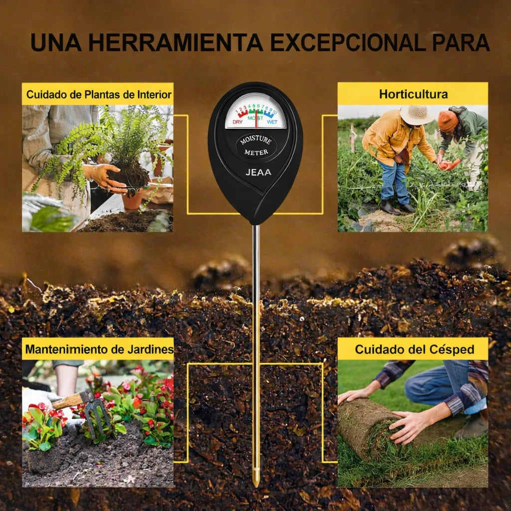 Medidor De Humedad De Suelo Para Plantas Y Jardines