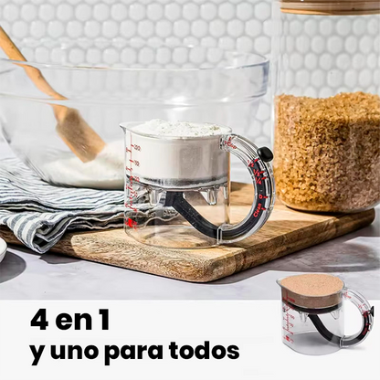Taza Medidora Ajustable 4 en 1 x2