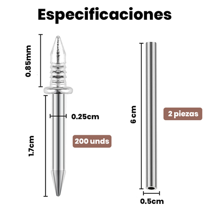 Clavo Sin Costura de Acabado Invisible x200