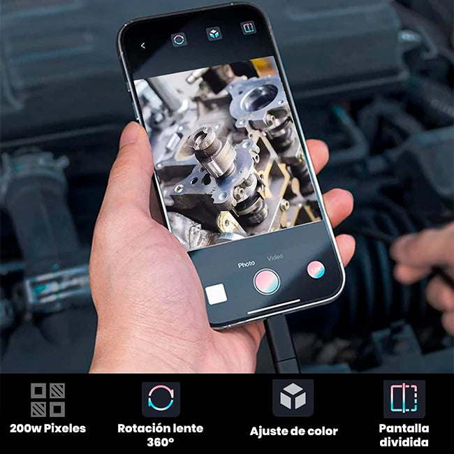 Cámara Endoscópica Impermeable Android/iOS 1920HD Ip67