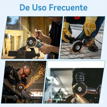 Kit x3 Tuercas De Liberación Rápida Para Disco De Pulidora