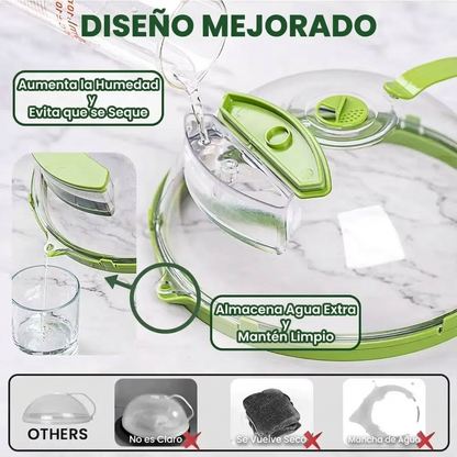 Tapa Vaporizadora para Microondas