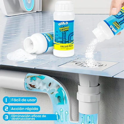 Pack x2 Limpiador En Polvo Desatascador De Tuberías Y Desagües