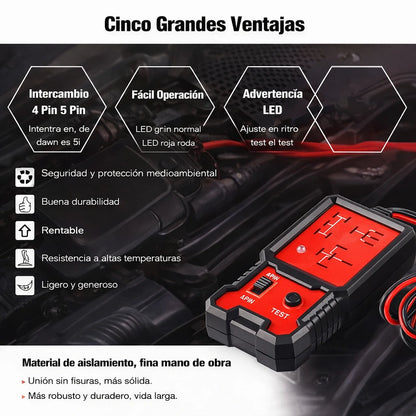 Probador Electrónico Automotriz De Relés  12V