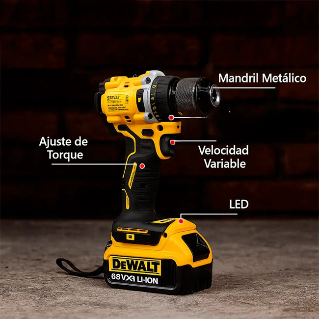 Combo Taladro + Pulidora 128v DeWALT®