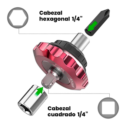 Kit Destornillador Trinquete de Mano