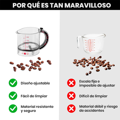 Taza Medidora Ajustable 4 en 1 x2