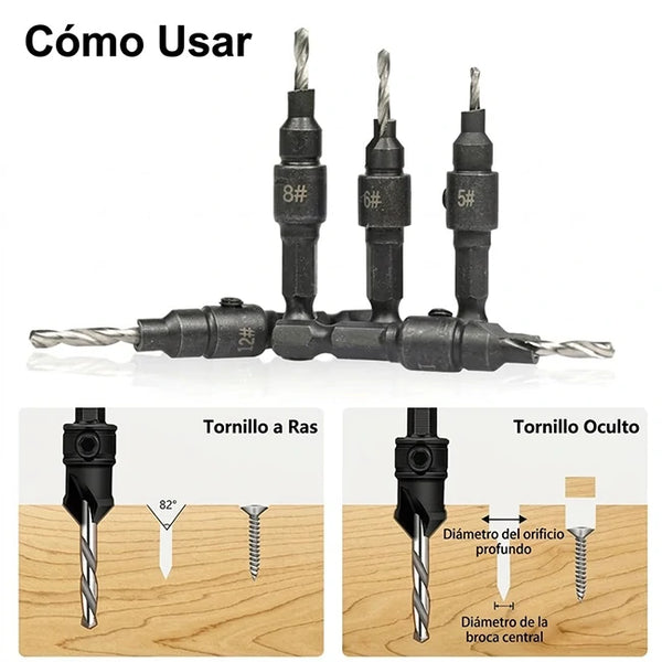 Kit Brocas Avellanadoras Pro