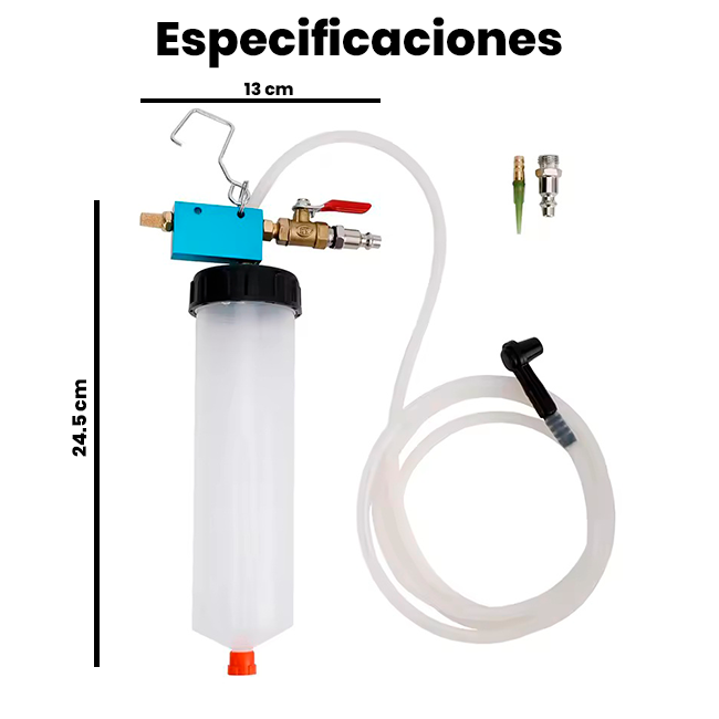 Kit Profesional Extractor de Líquido de Frenos