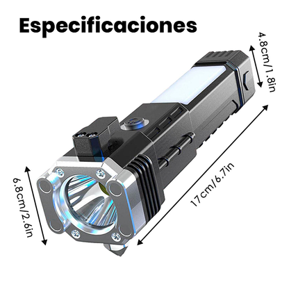 Linterna Táctica Recargable para Automóvil 🎁 Pague 1 Lleve 2