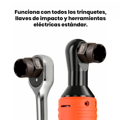 Kit x13 Piezas Extractor de Tuercas y Tornillos Dañados