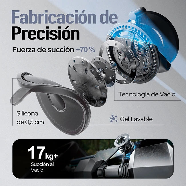 Soporte Magnético Smartphone Para Carro De Fijación Al Vacío