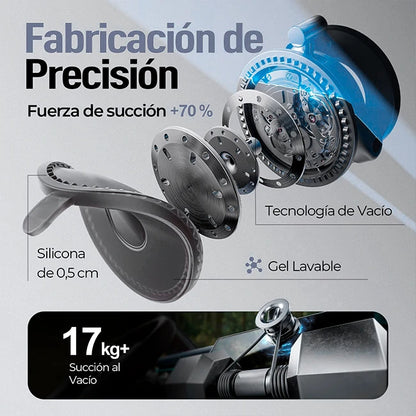 Soporte Magnético Smartphone Para Carro De Fijación Al Vacío