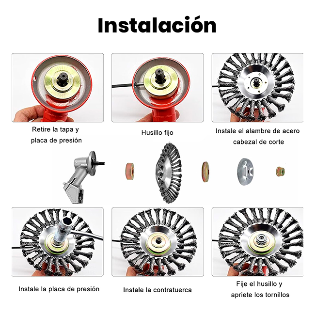 Disco Desbrozador y  Cortador de Césped
