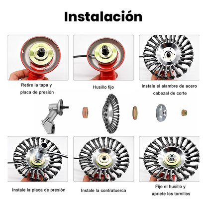 Disco Desbrozador y  Cortador de Césped
